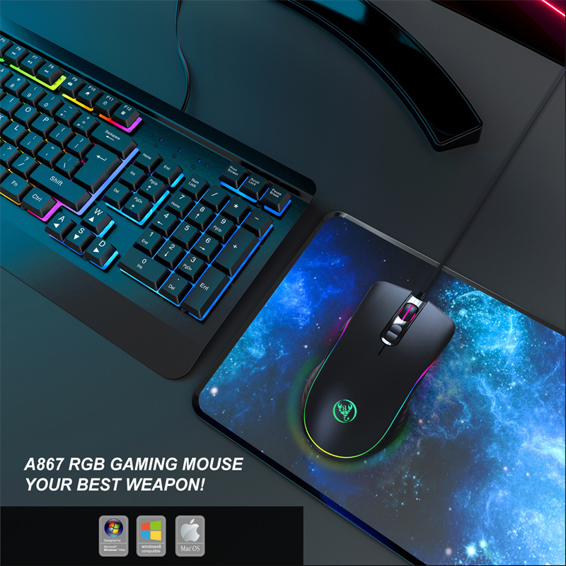 HXSJ-A867-RGB-Verkabelte-Gaming-Maus-1000160032006400DPI-7-Tasten-Ergonomische-Gamer-Maus-fuumlr-Des-2000318-7